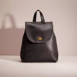 Coach 9791 Vintage Black Leather Large Daypack